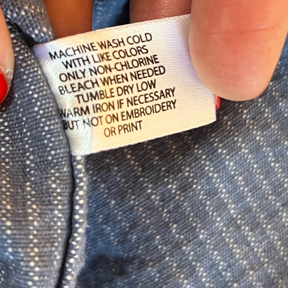 U.S. Polo Assn. Blue Casual Button Down Shirt - Picture 8 of 8